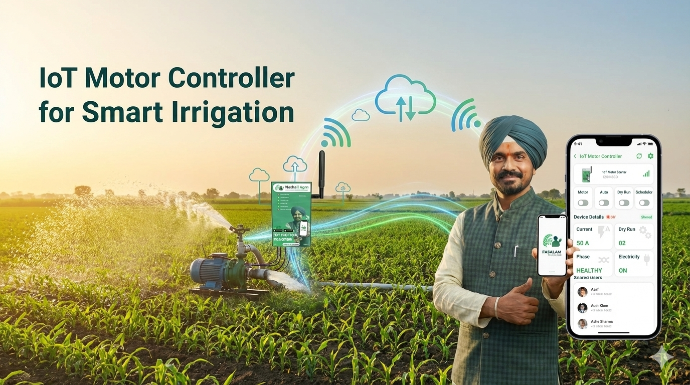 IoT Motor Controller: Powering Smart Irrigation for the Future of Farming